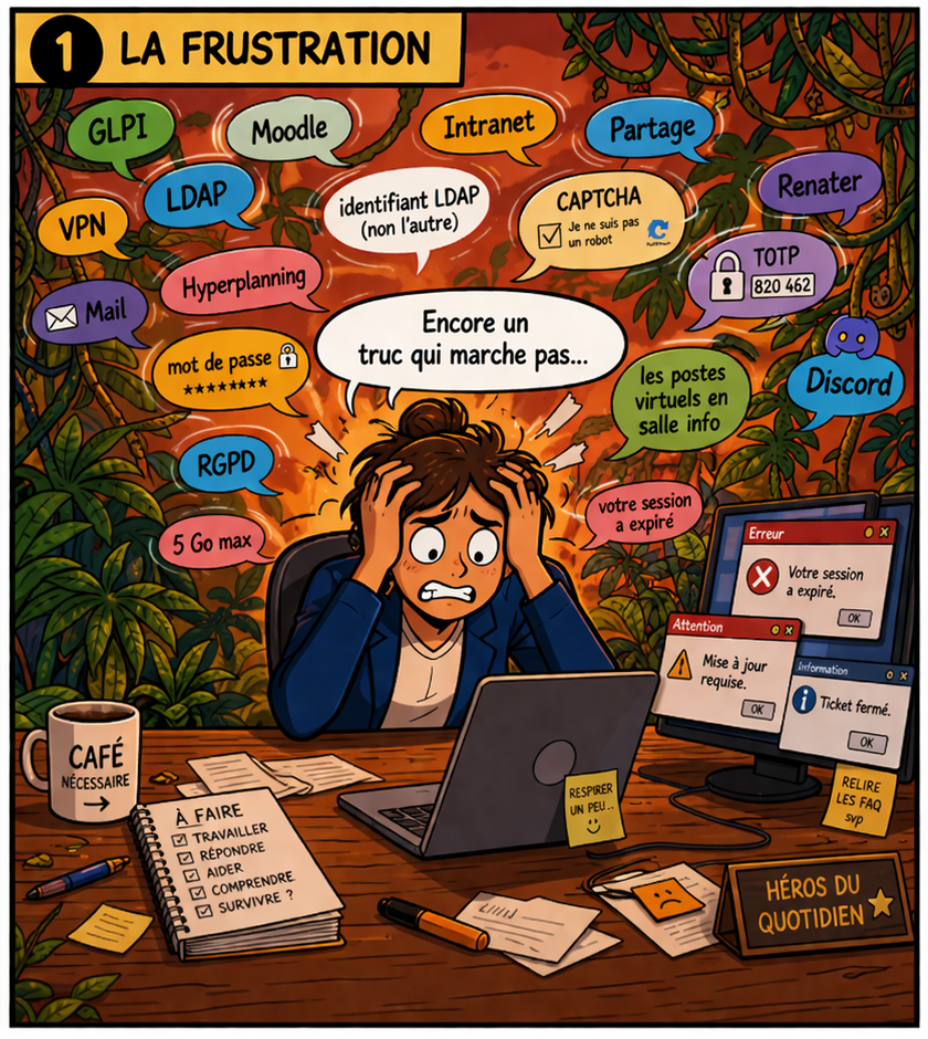 Persona frustré numérique